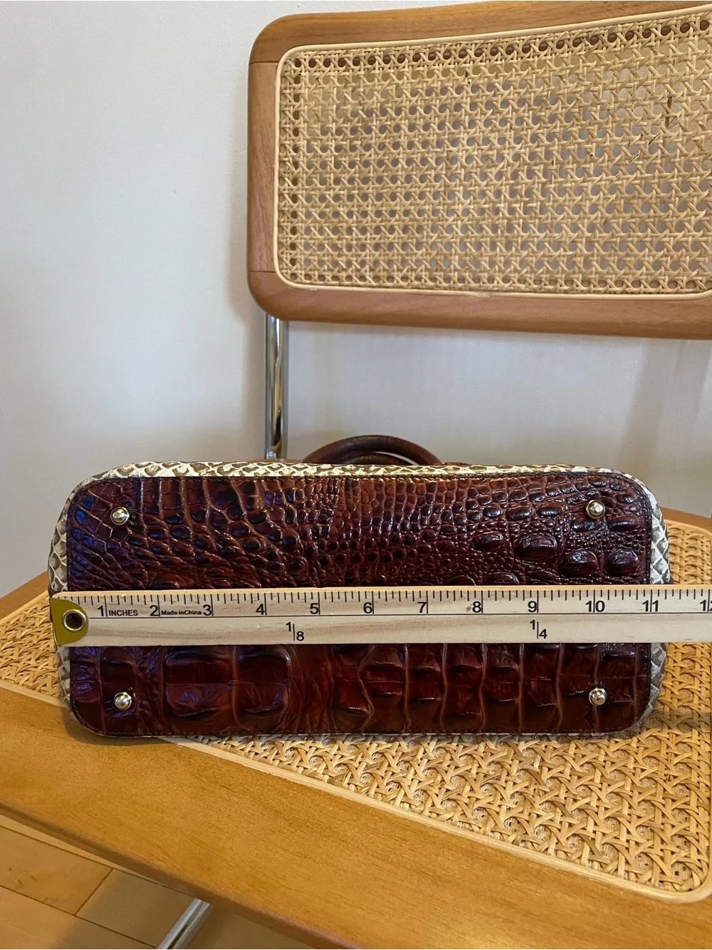 Brahmin crème rhodes